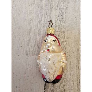 Inge glas Snow White dwarf Santa Glass ornament